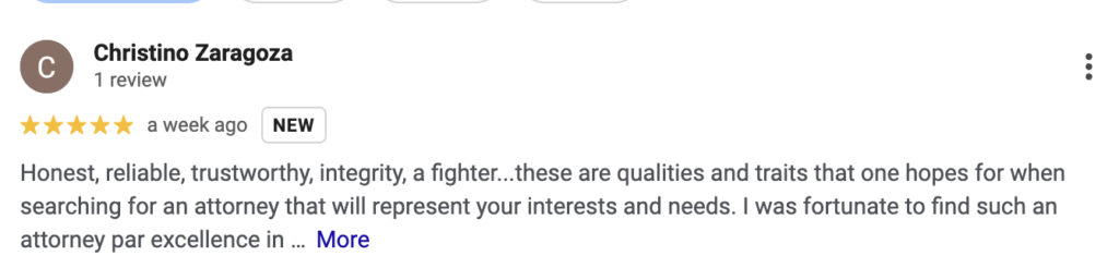 Fort Worth Personal Injury Lawyer Review